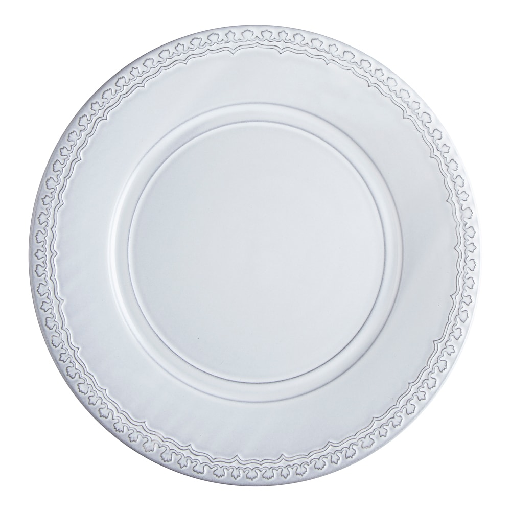 Rua Nova Tallrik flat smal bård 28 cm Antikvit