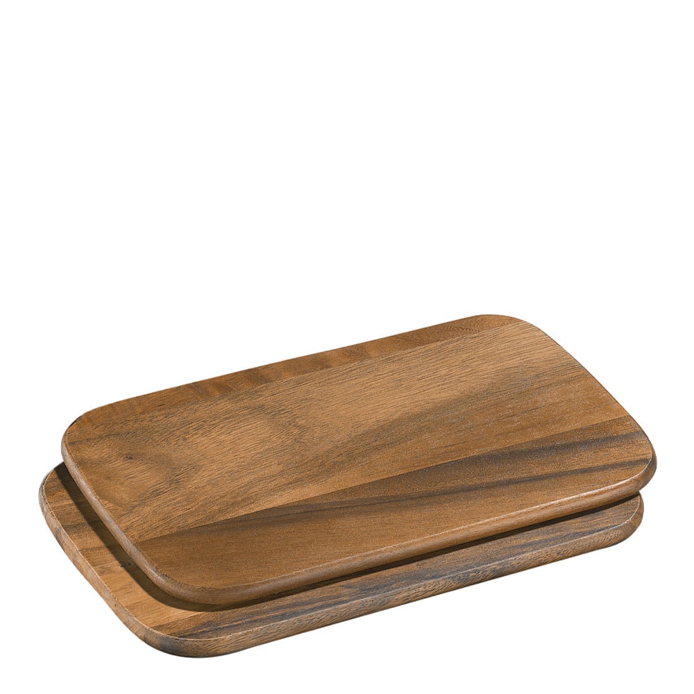 Liten Serveringsbricka 2-pack 26x17 cm Akacia