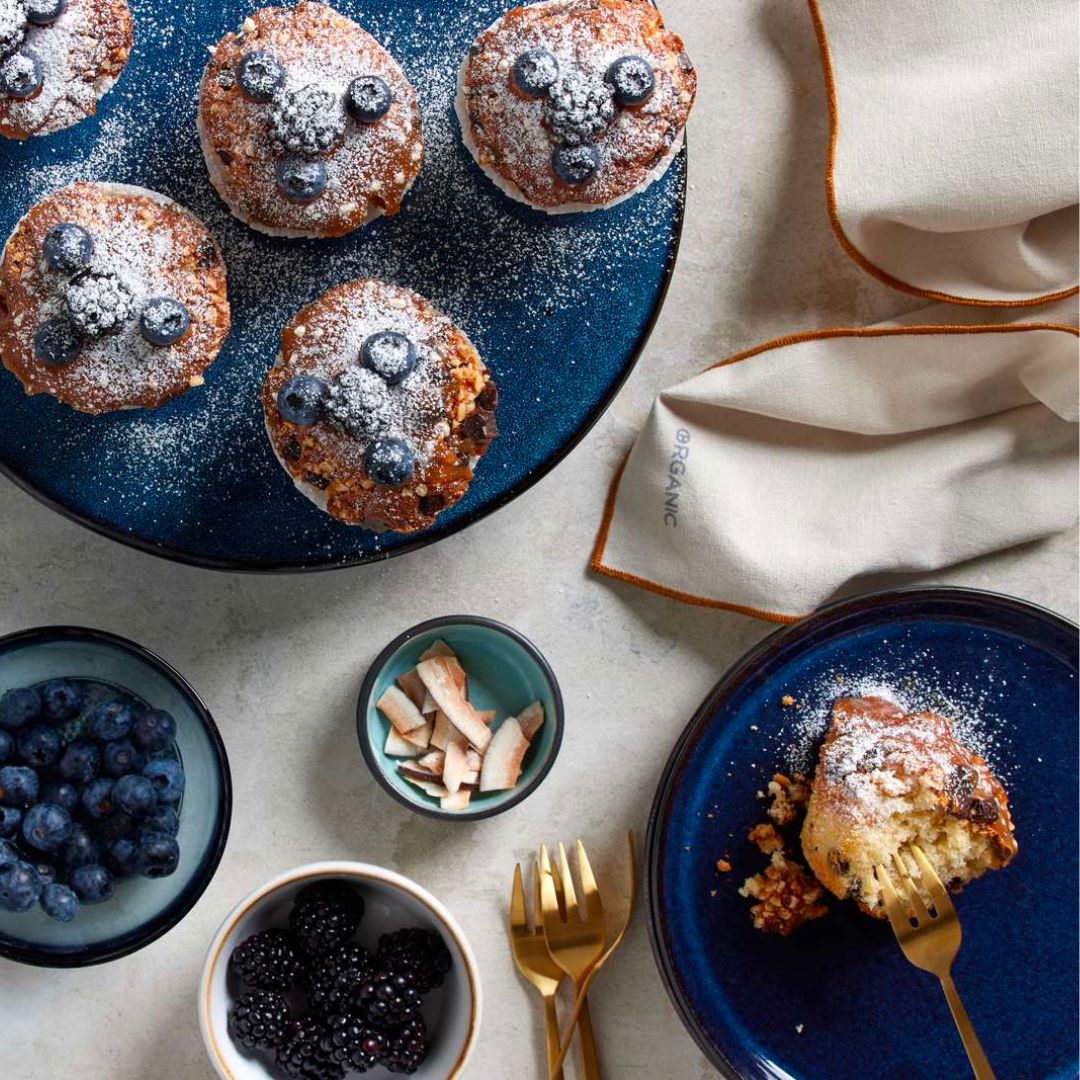 Tallrik Gastro 21 cm Svart/Mörkblå