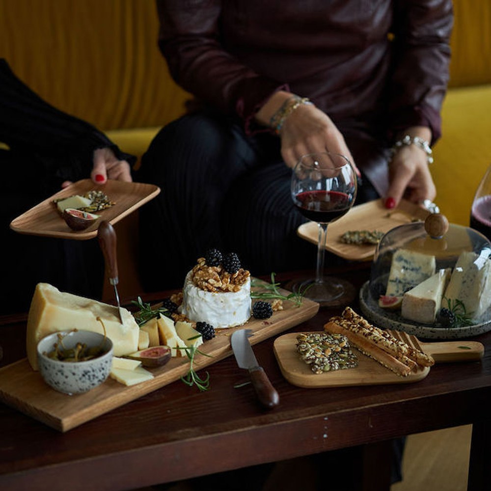 Astrid Osthyvel & Smörkniv Set 2 delar Trä/Rostfritt