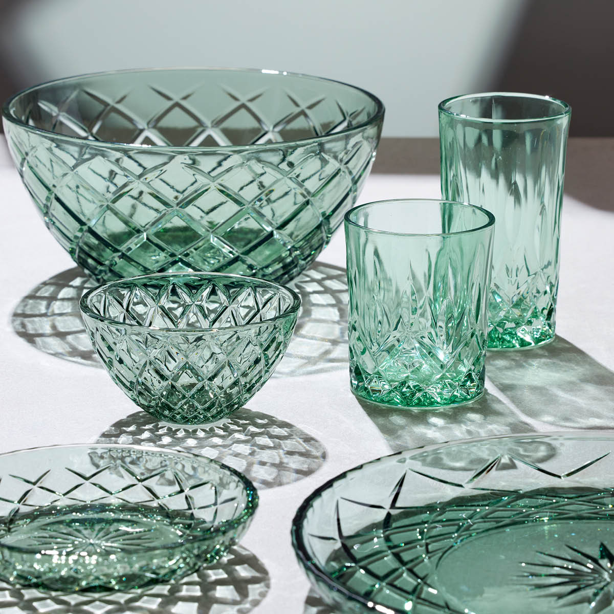 Sorrento Whiskyglas 32 cl 4-pack Grön