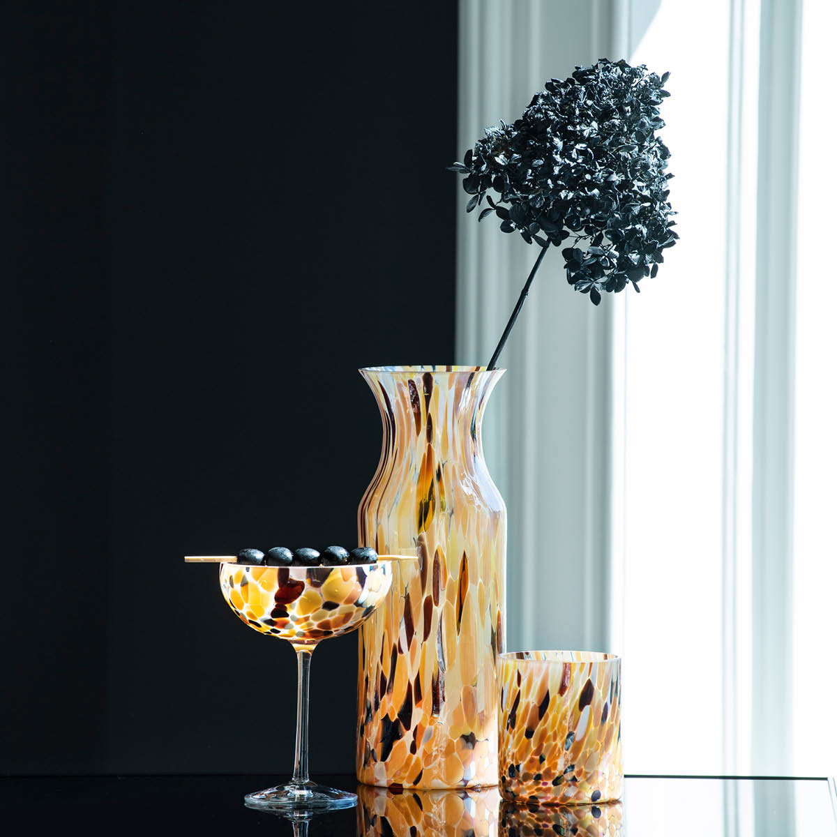 Swirl Champagneglas 22 cl Brun