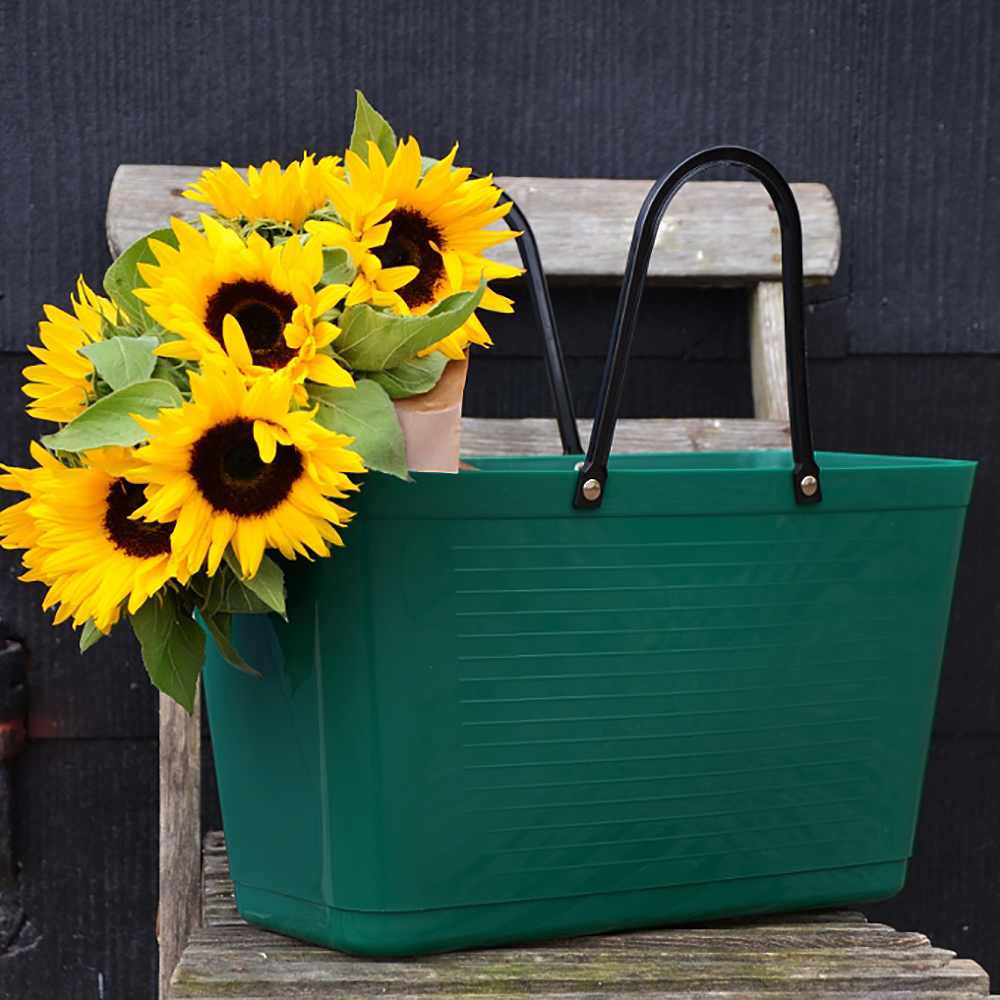 Väska Sockerrör Stor Mörkgrön