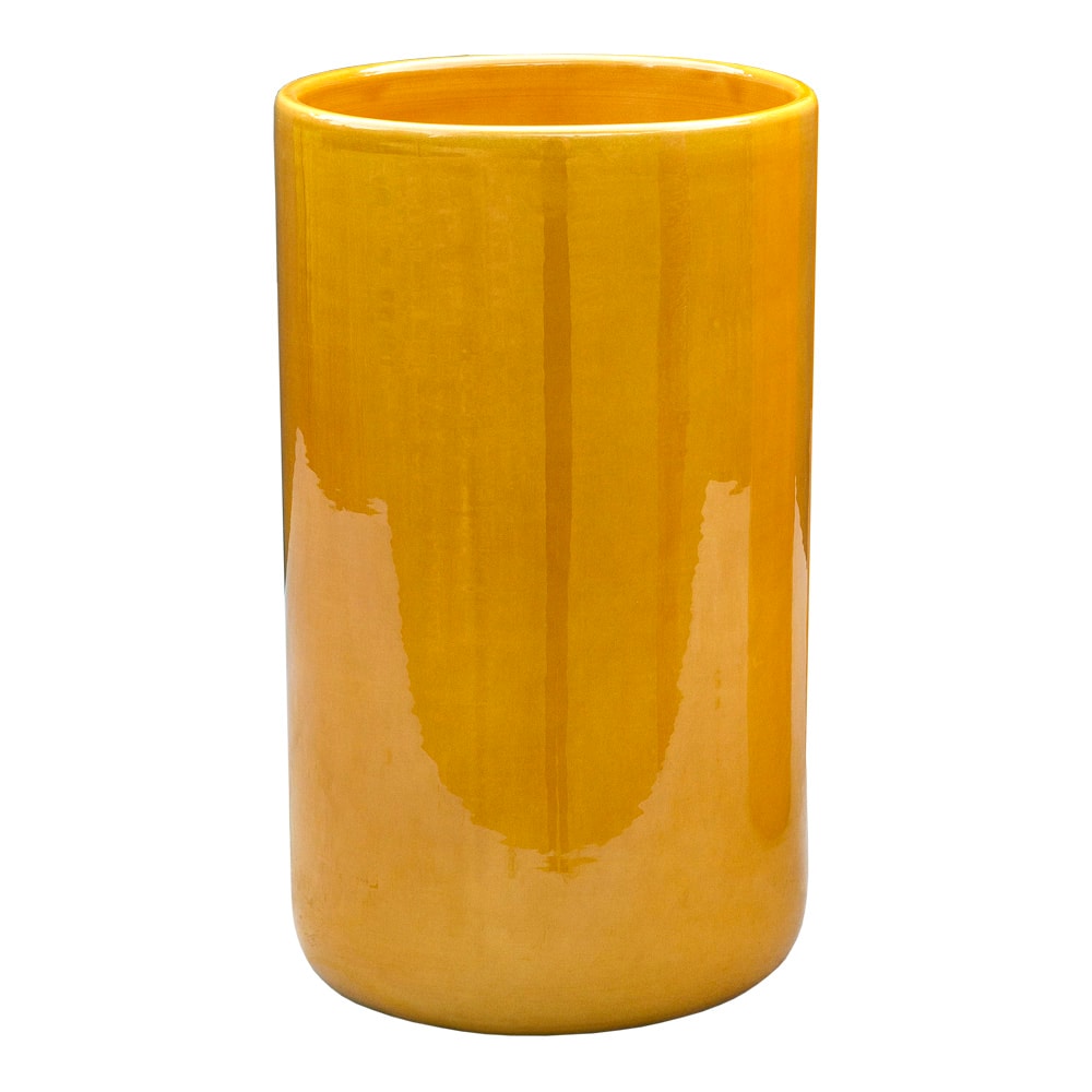 Oak Vas 35 cm Gul amber