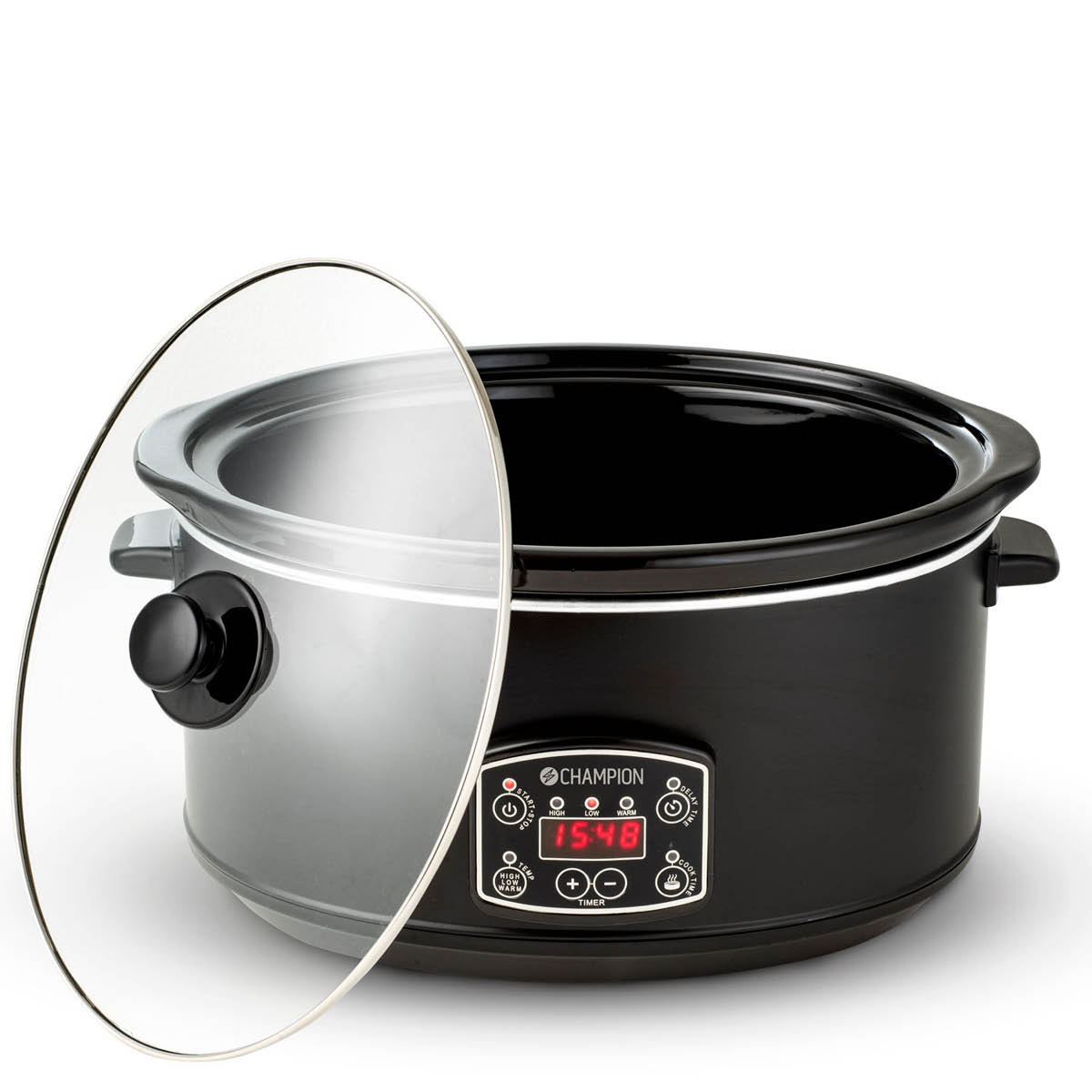 Slowcooker 6,5L Matt Svart