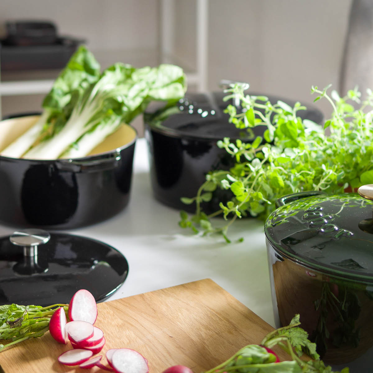 Sabor Gjutjärnsgryta 4,4 L Svart