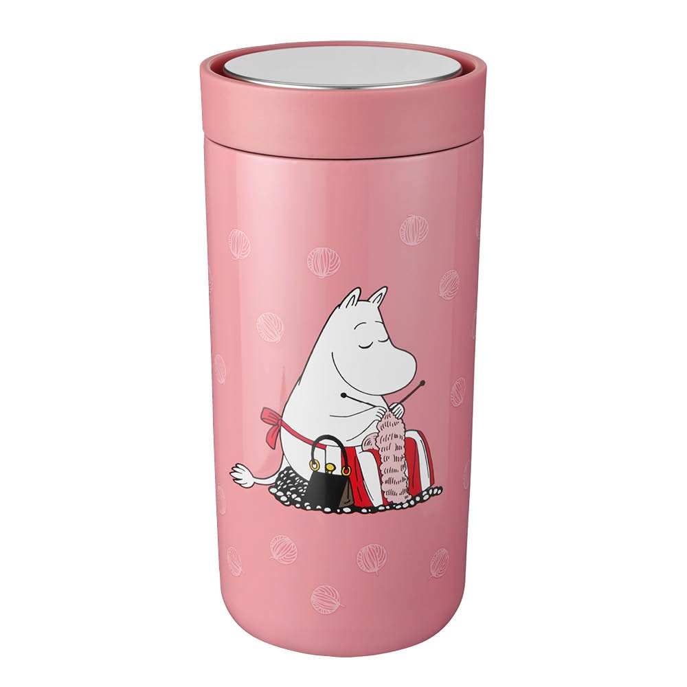 Mumin To Go Click Mugg 40 cl Moomin Knitting