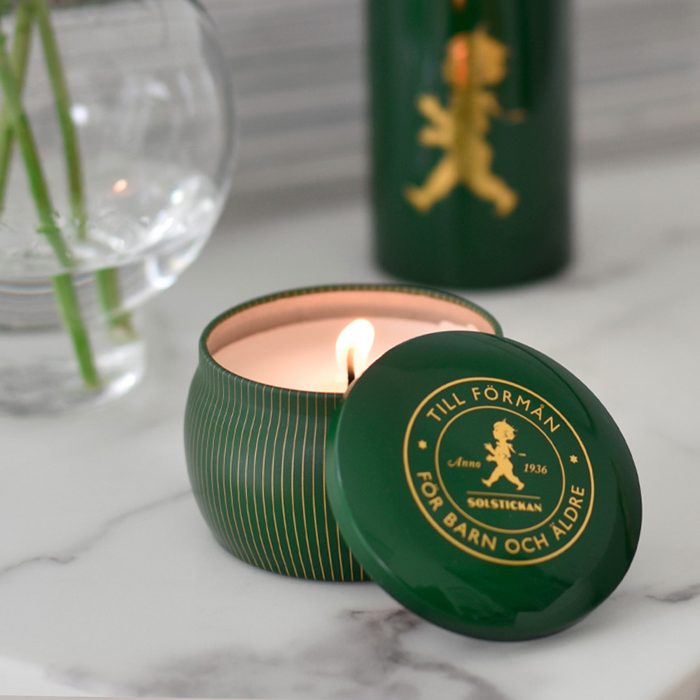 Doftljus Solstickan Barrskog Grön