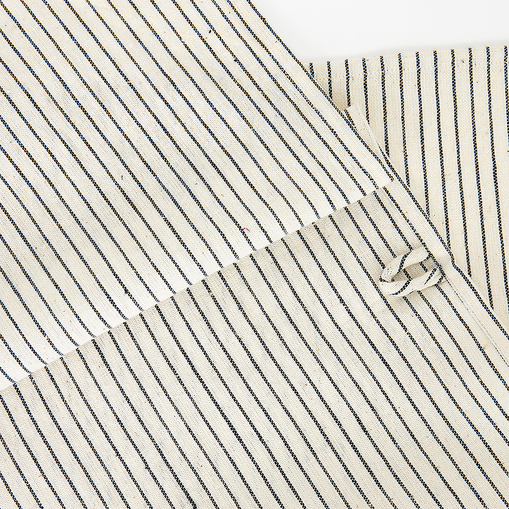 Eco Handduk 50x70 cm Eco Thinstripe Svart