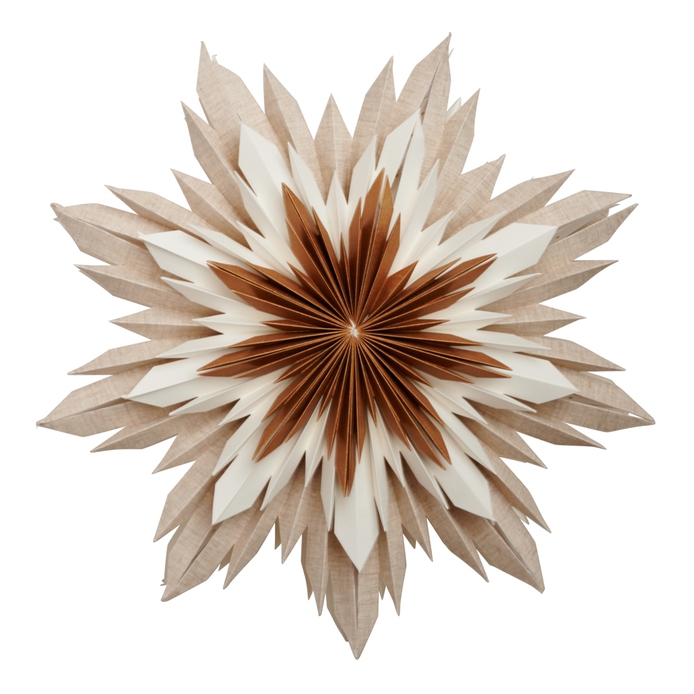 Marta Julstjärna 60 cm Brun