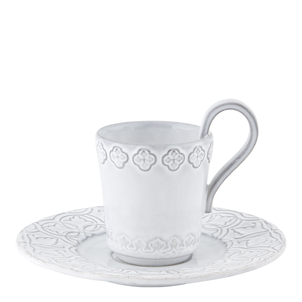 Rua Nova Kaffekopp med fat 15 cl Antikvit