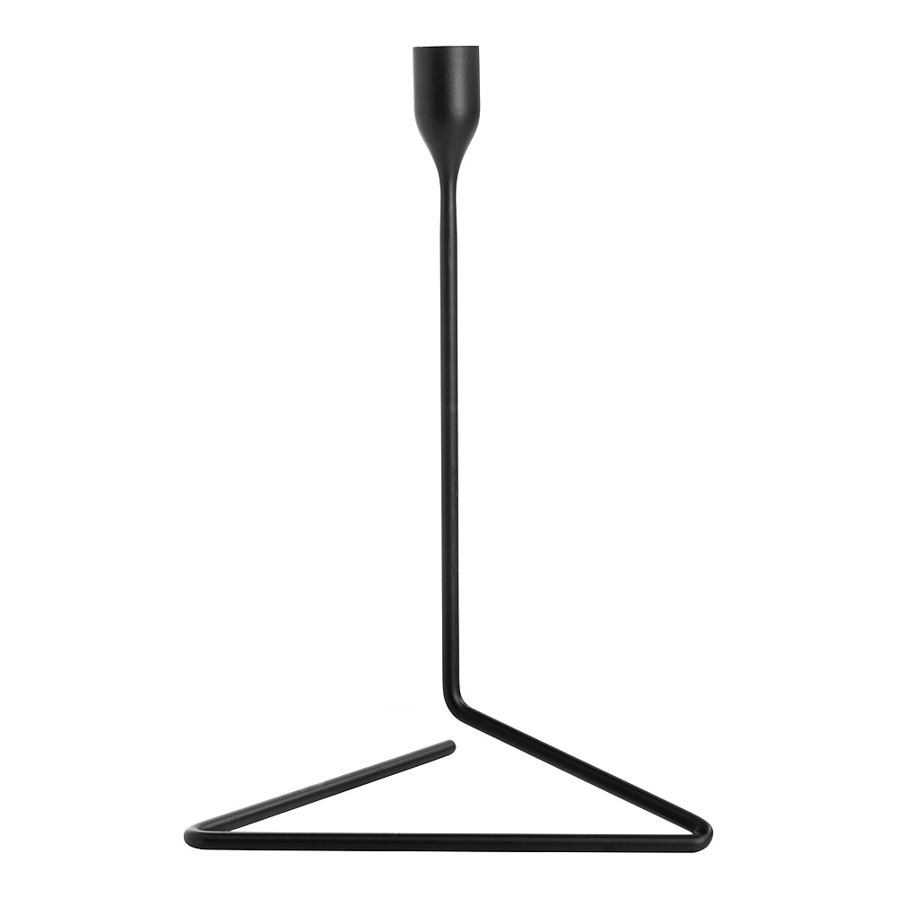 Puzzle Ljusstake 26 cm Svart