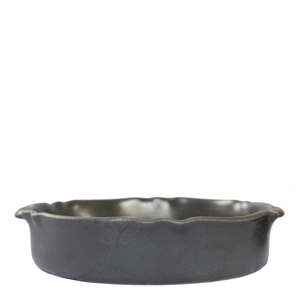 Provence Gratängform Rund 24 cm Mörkgrå