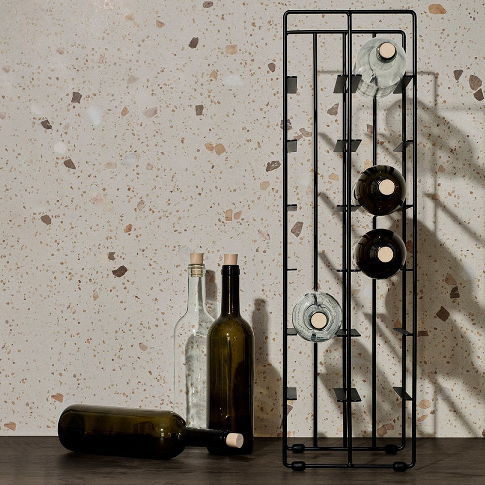 Pilare Vinställ 12 flaskor Svart