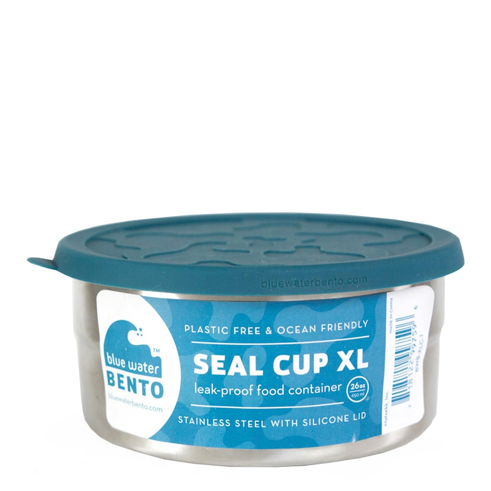 Seal Cup Rund burk XL 15,5 cm Blå