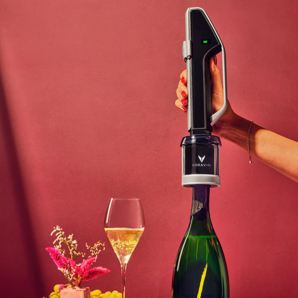 Förslutare till Champagneflaska 2-pack Svart