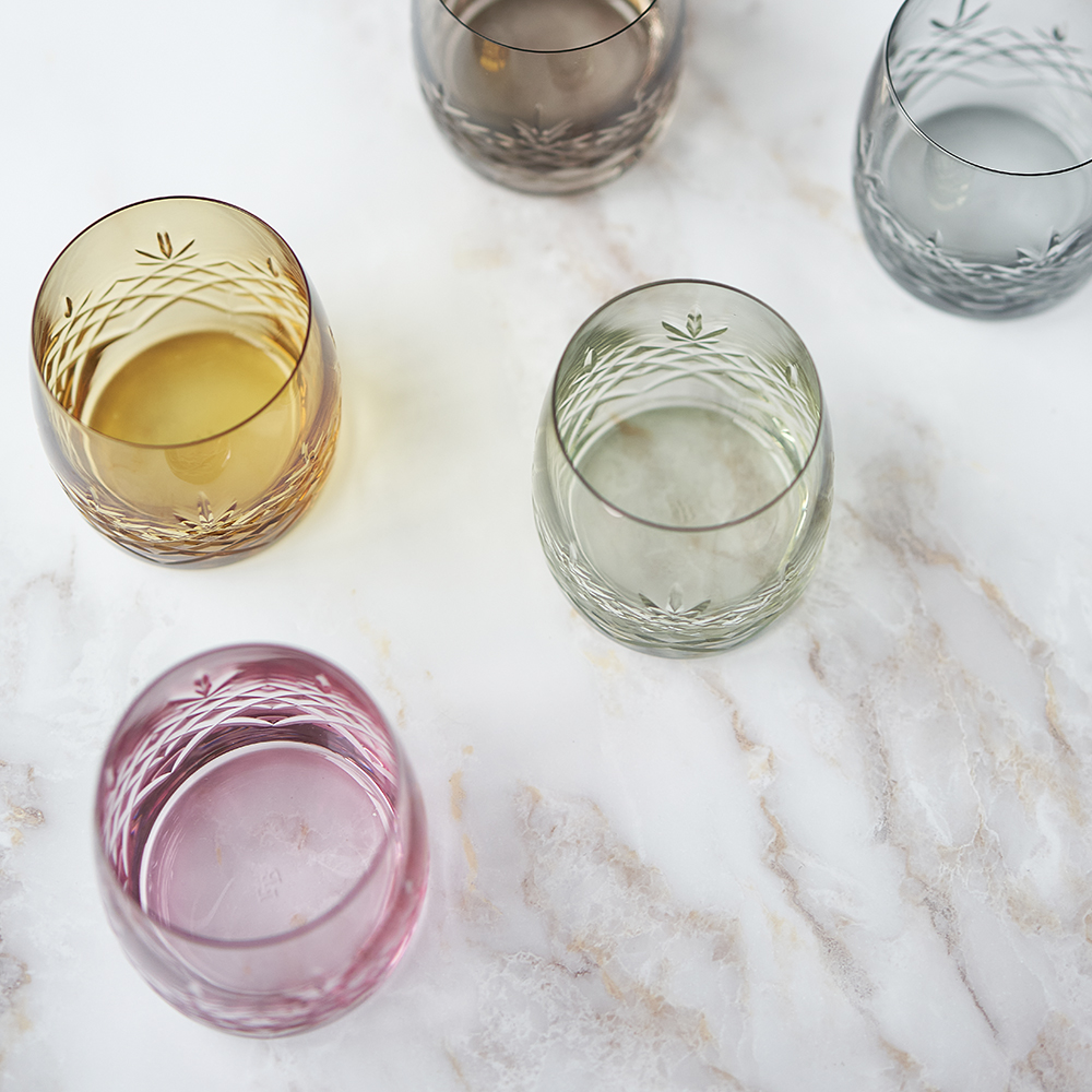 Crispy Aqua Glas 23 cl 2-pack Rosa