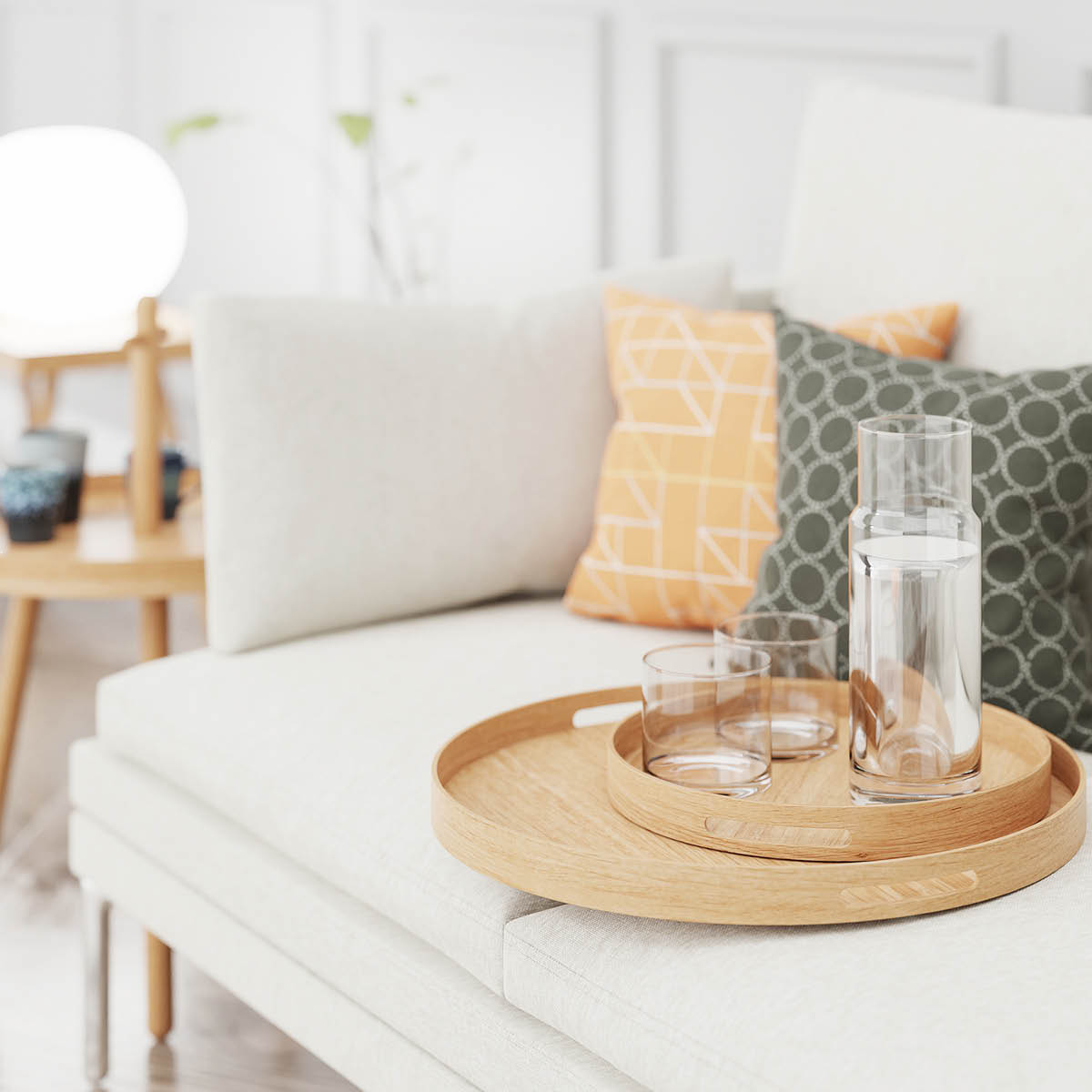 Busboy 450 Serveringsbricka rund 45 cm Ek