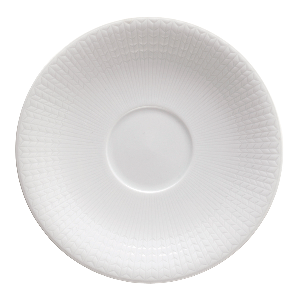 Swedish Grace Tekoppsfat 18 cm Snö