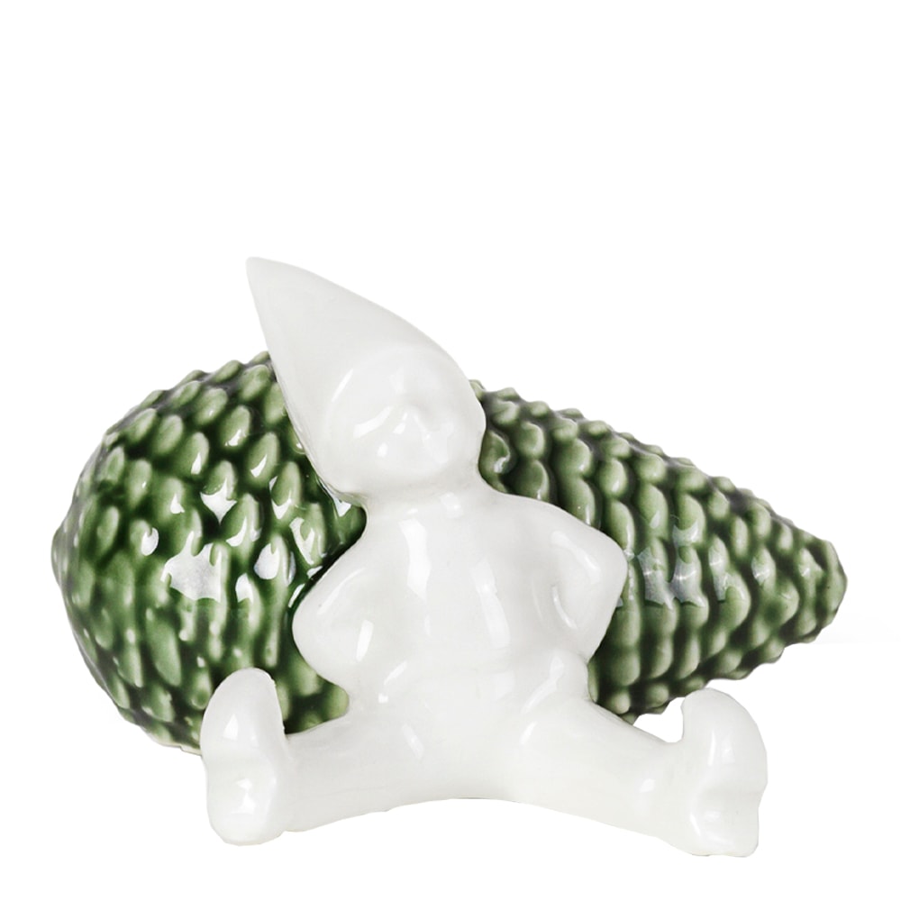 Christmas Tales Figur Joy 5,5 cm Vit/Grön