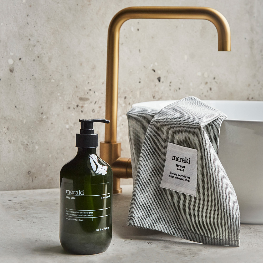 Home Presentask Handtvål 490 ml och Kökshandduk Grön