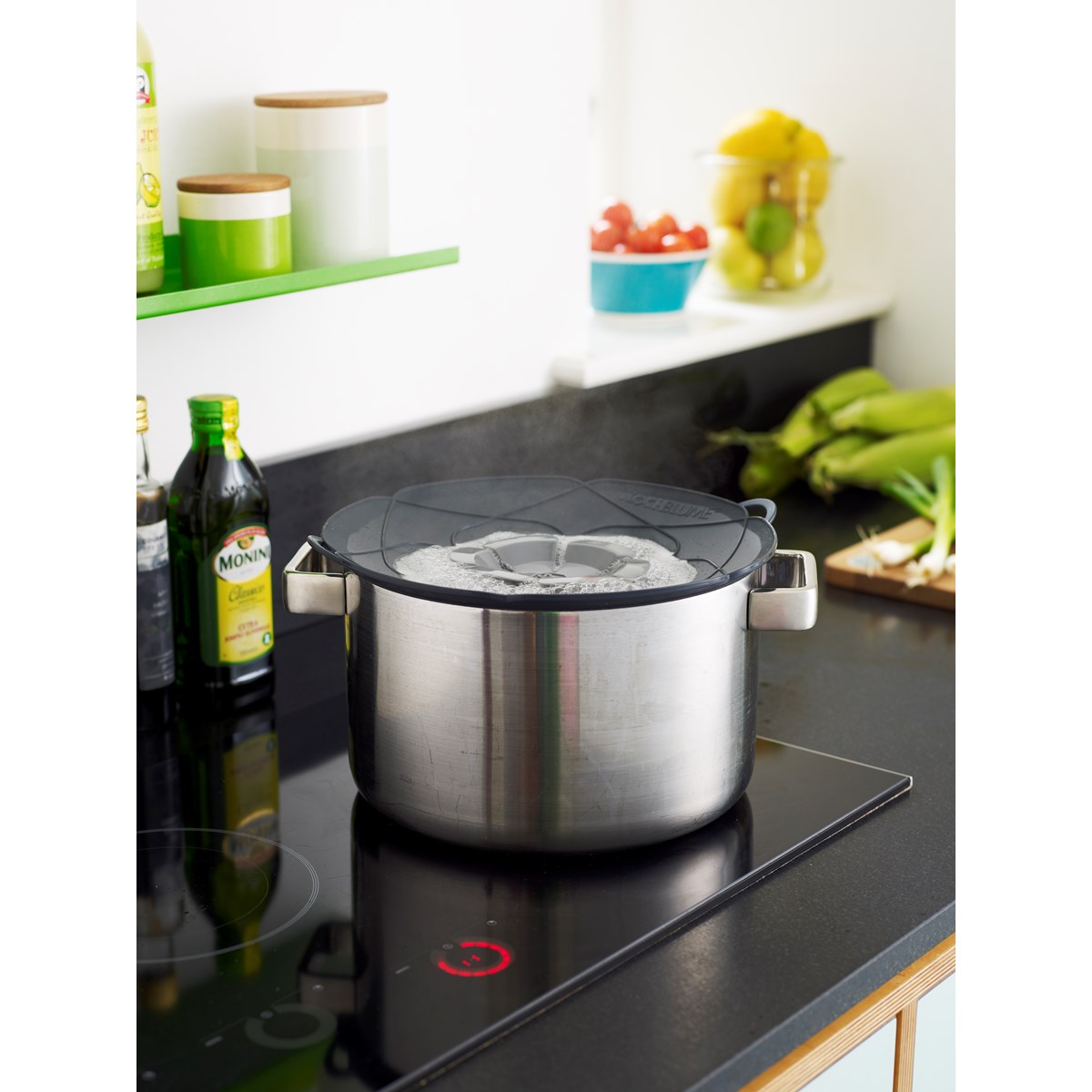 Universallock Liten Antracit