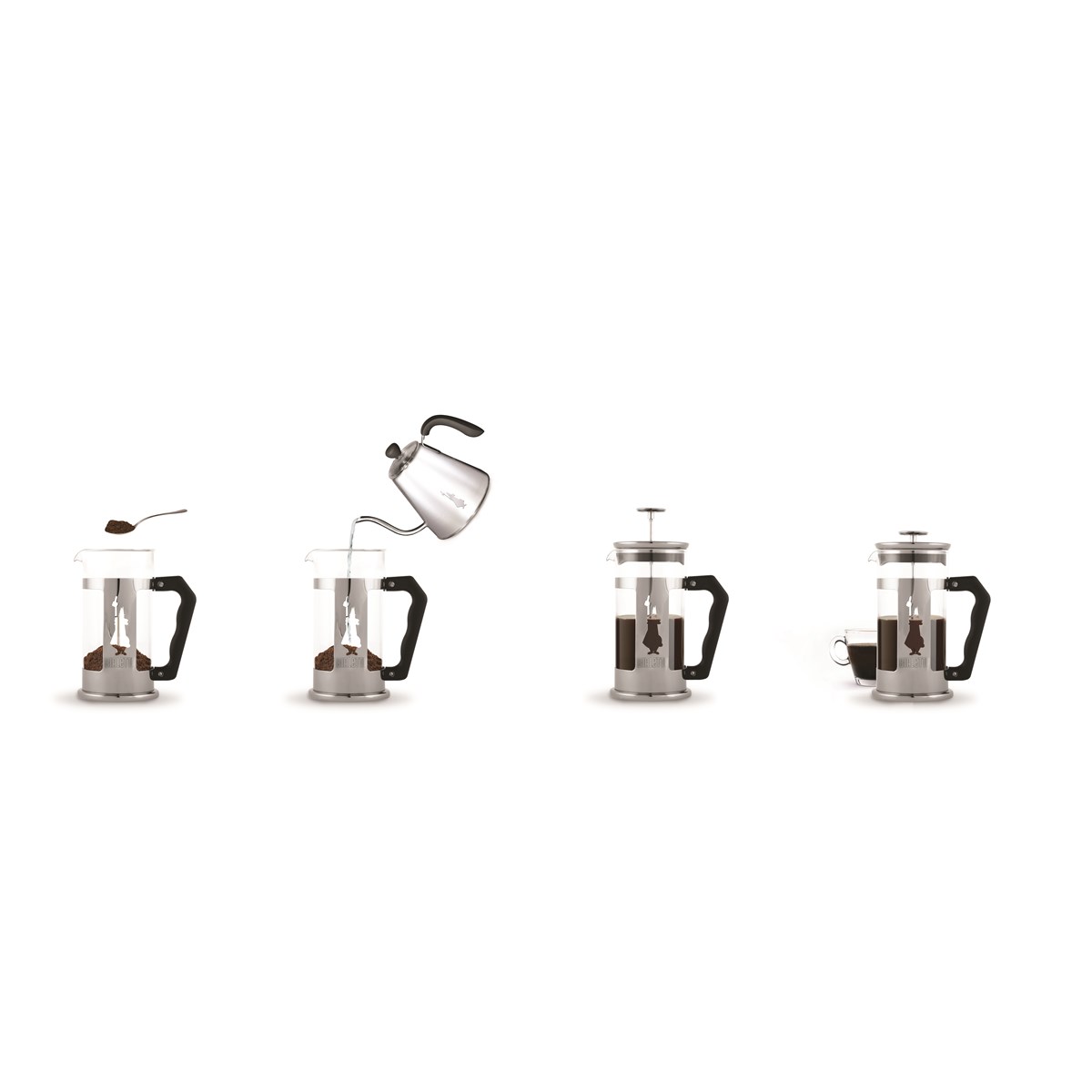 French-press Preziosa Kaffepress 8 koppar