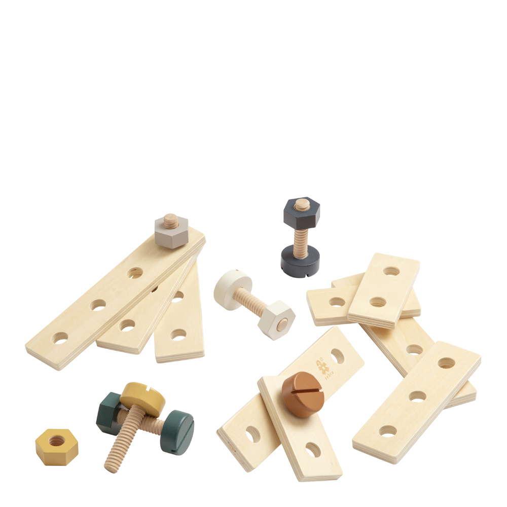 Sebra Toys Byggset i Trä Jetty Grey