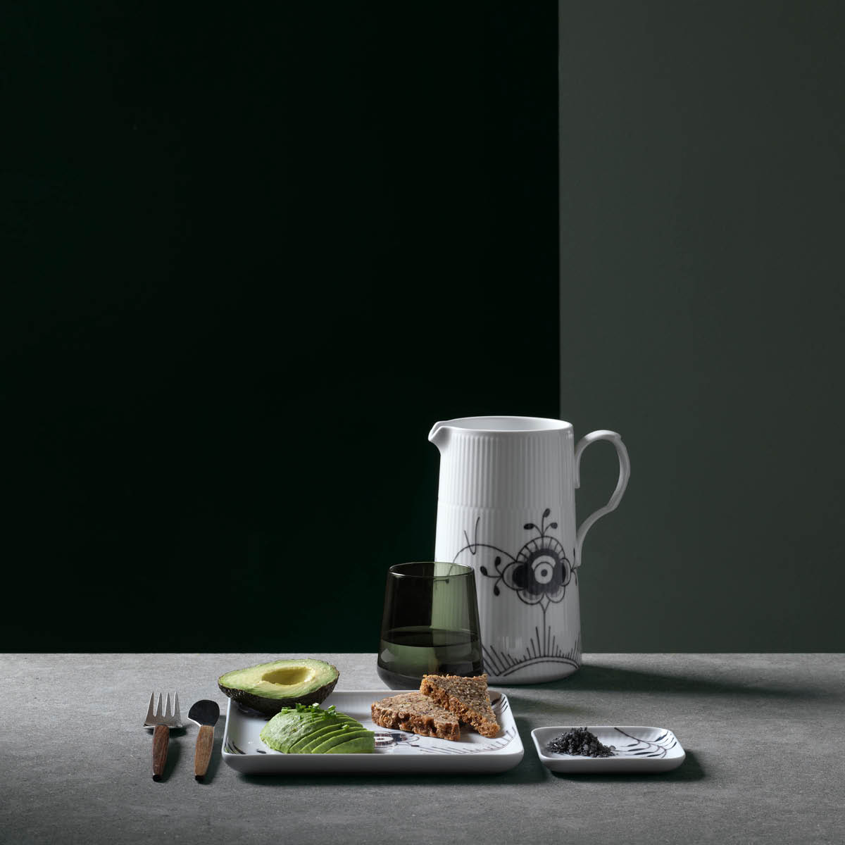 Black Fluted Mega Kanna 1,5 L