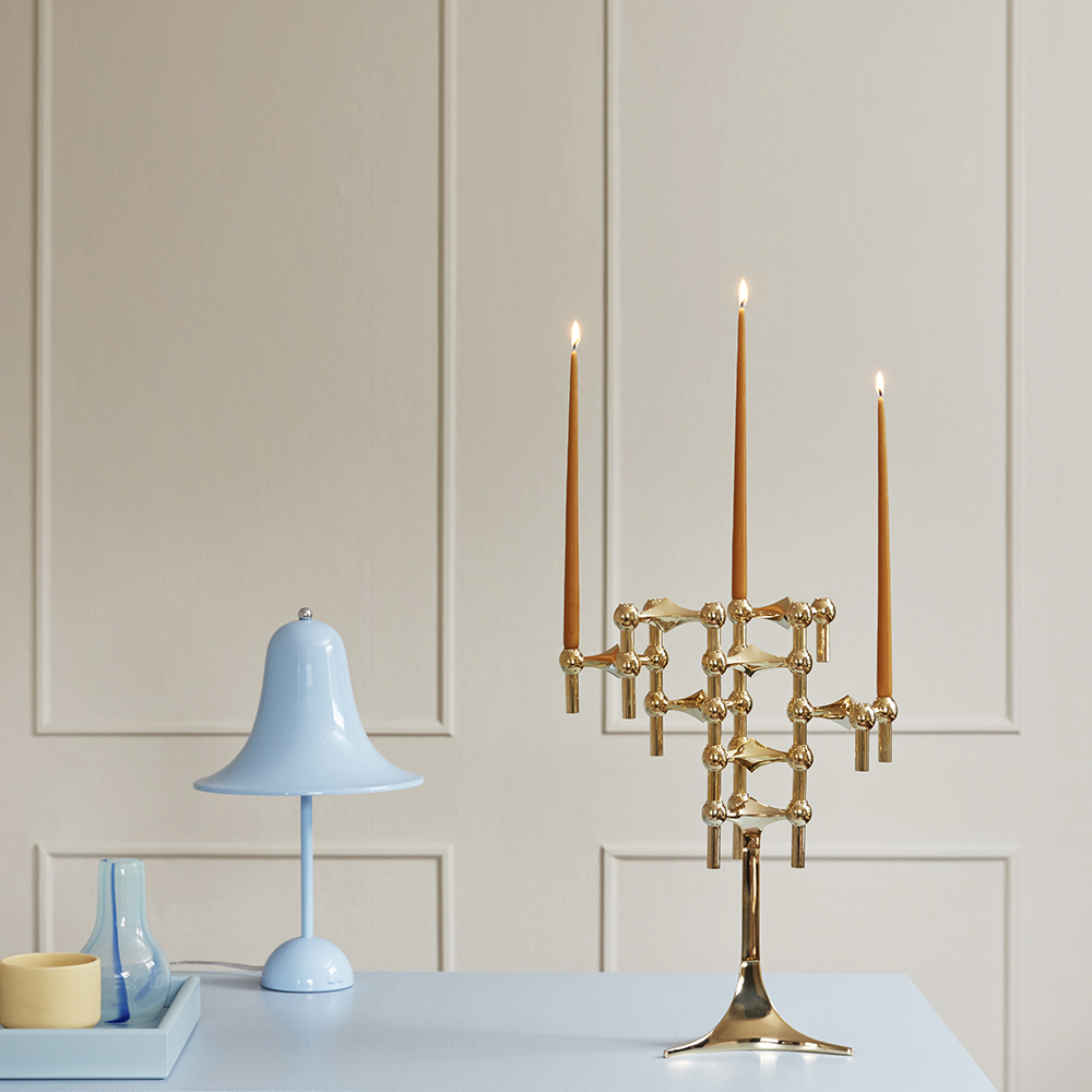 Stoff Nagel Fot 23x17 cm Mässing