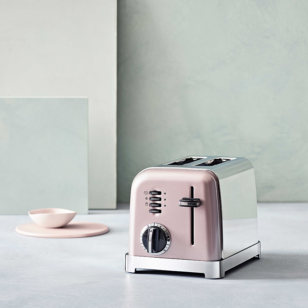 Style Brödrost 2 skivor Puderrosa