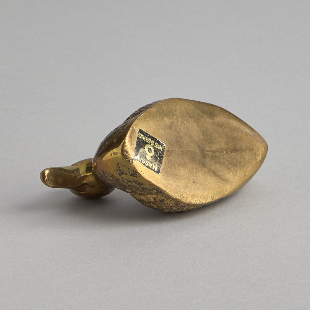 SÅLD Andfigurin Mässing