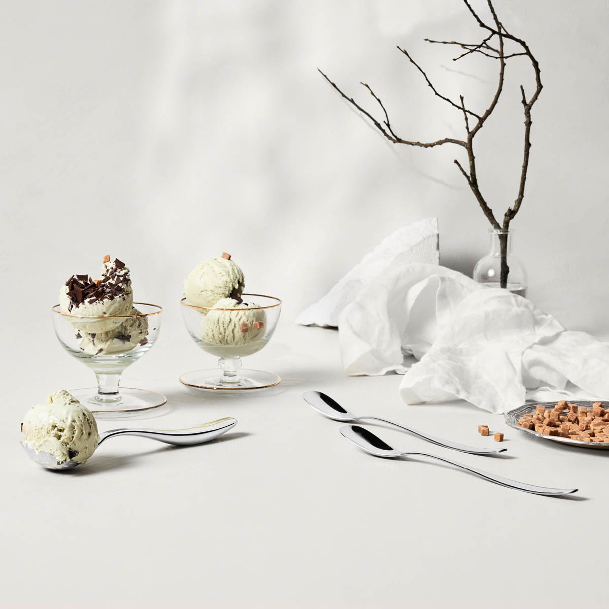 Hardanger Glass set 5 delar Rostfri