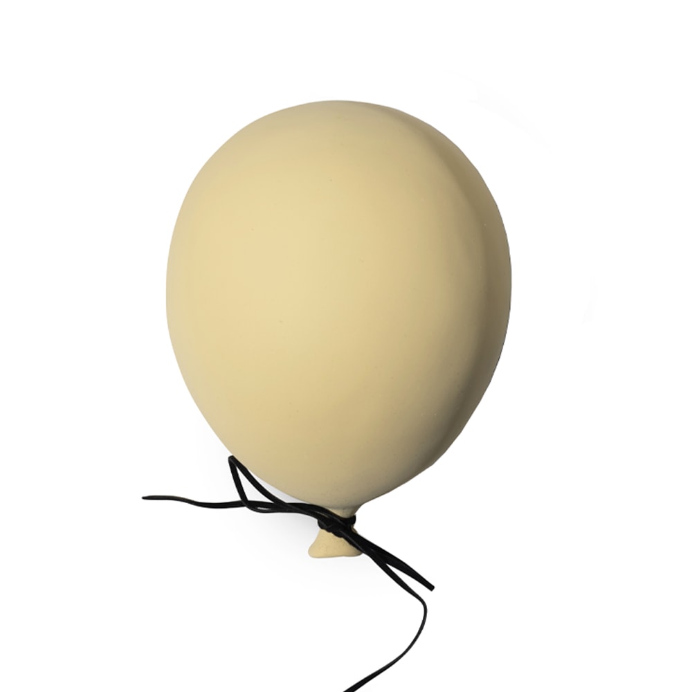 Ballong Väggdekor 13x17 cm Gul