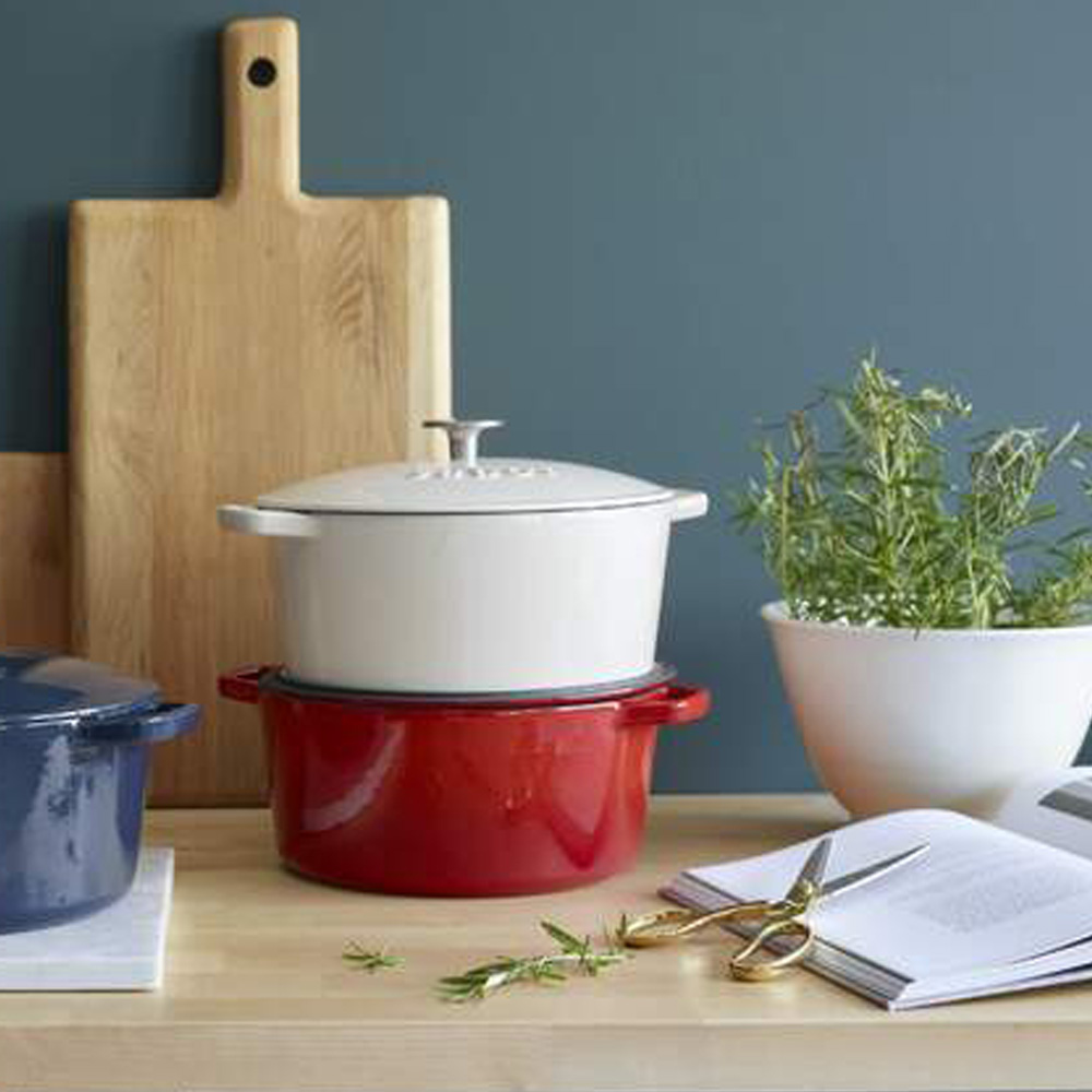 Sabor Gjutjärnsgryta 4,4 L Röd