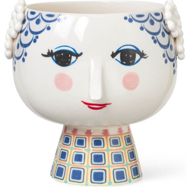 Eva Blomkruka 21 cm Blå