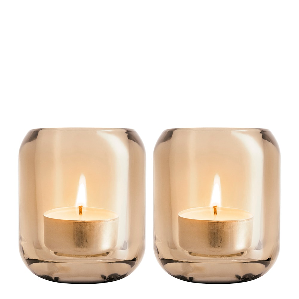 Acorn Ljuslyktor 2-pack Amber