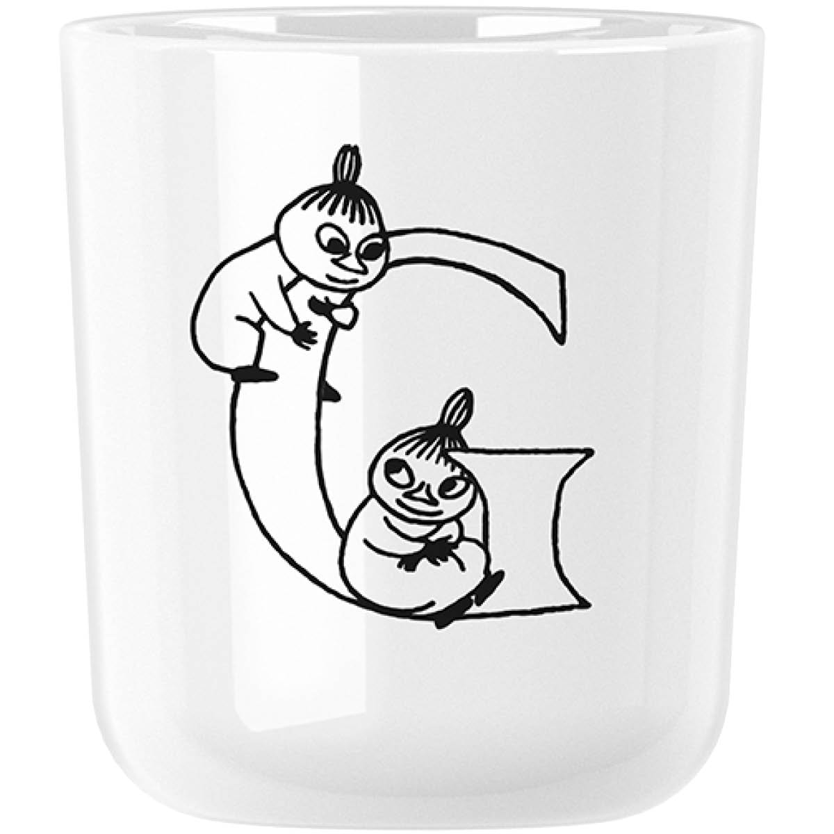 Moomin ABC Mugg 20 cl G Vit