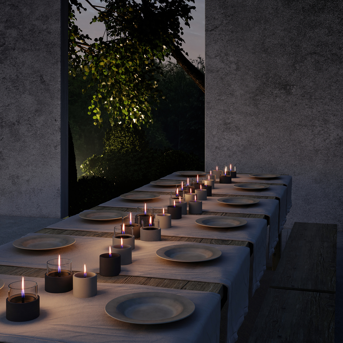 Breeze Lykta 2-pack Svart