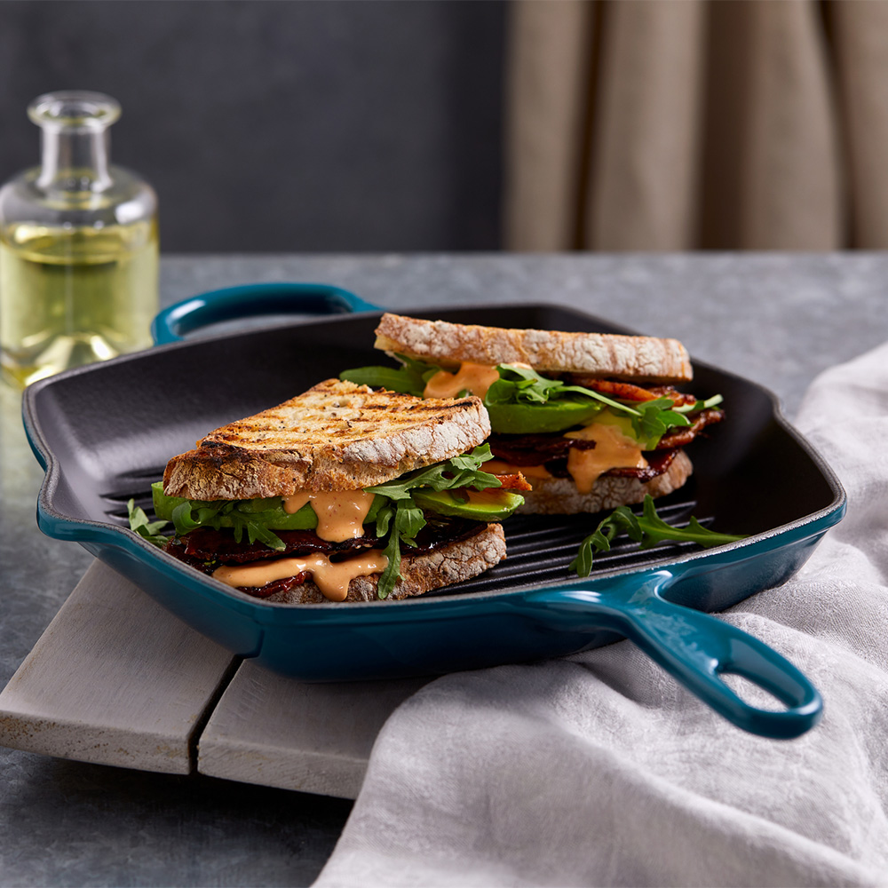 Signature Grillpanna Kvadratisk 26 cm Deep Teal