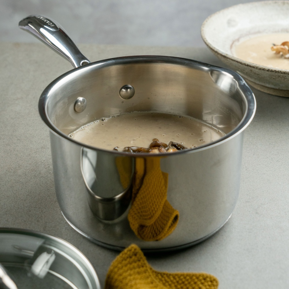 STS Kastrull med lock 1,8 L Rostfri