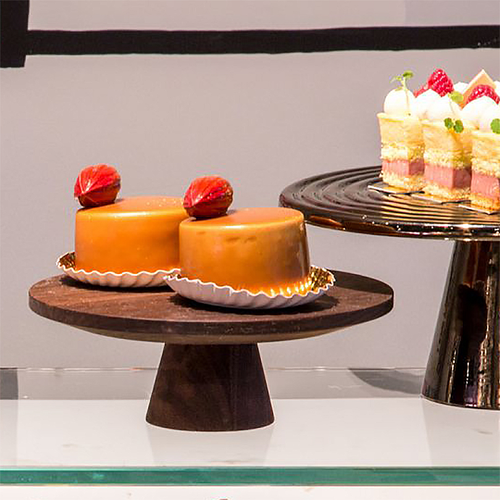 Displayfat Small 20 cm Valnöt