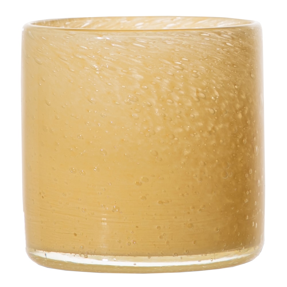 Calore Ljuslykta 10x10 cm Gul