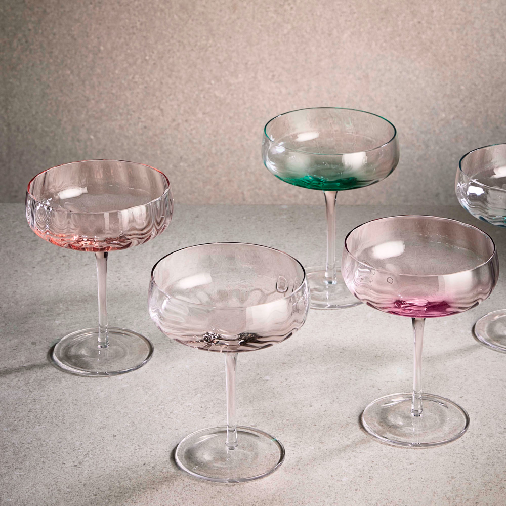 S?holm Sonja Champagne/cocktail glas 30 cl Grön