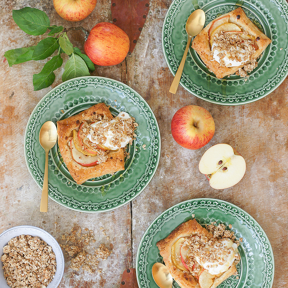 Rua Nova Tallrik flat 22 cm Grön