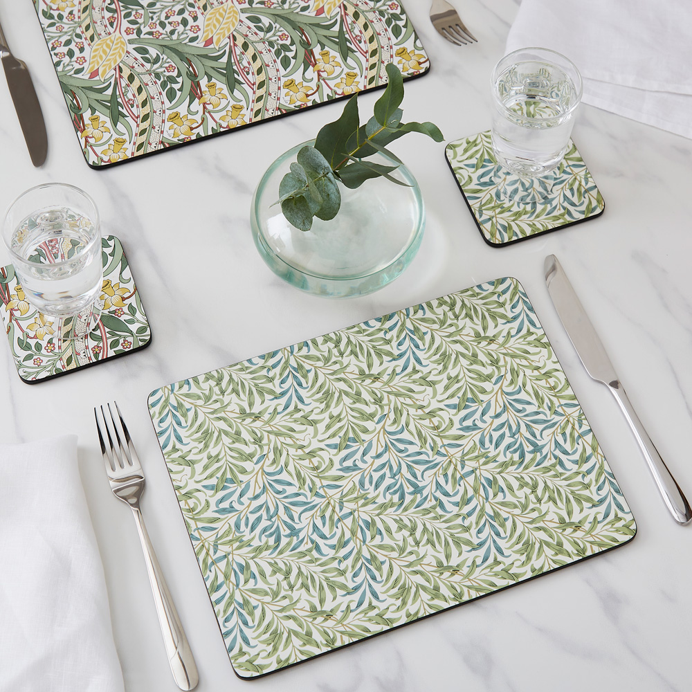 Morris & Co Bordsunderlägg Willow Bough 4-pack Flerfärgad
