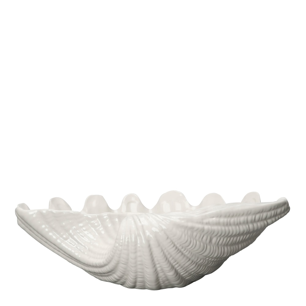 Shell Skål 34x33 cm Vit