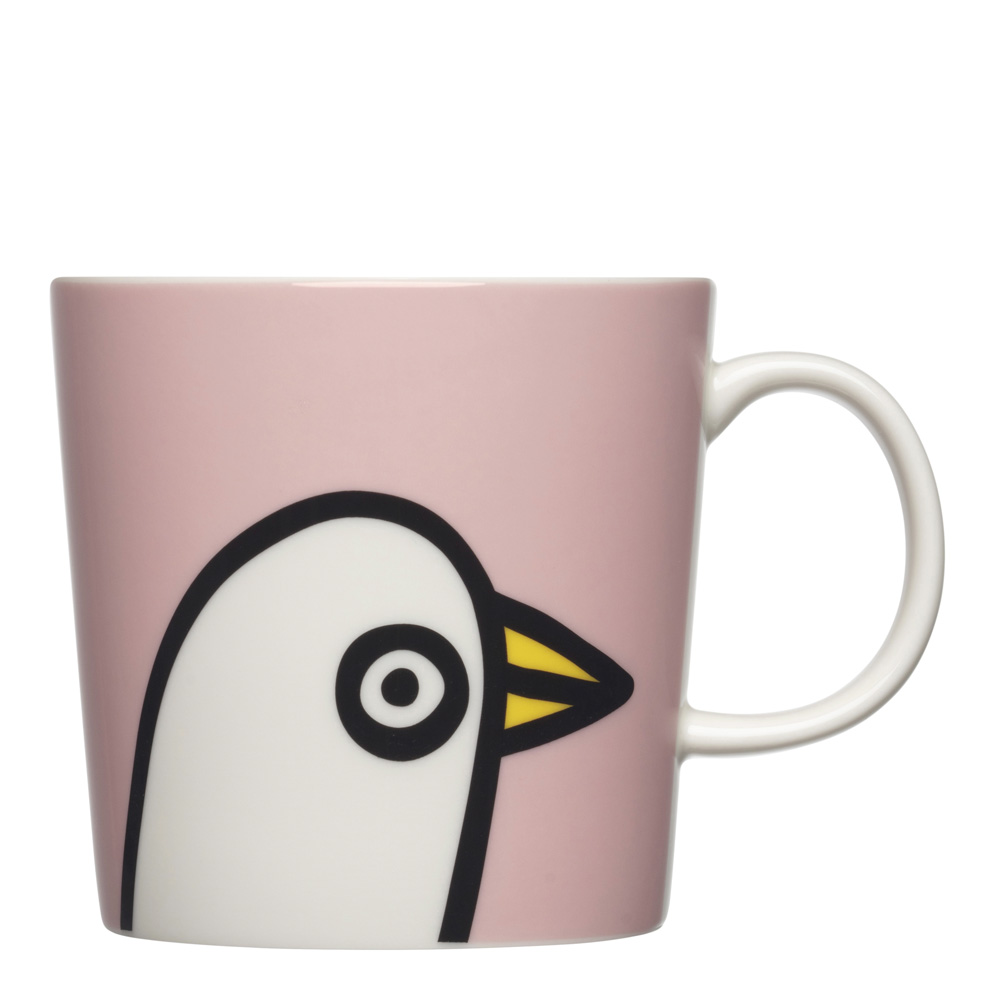 Oiva Toikka Birdie Mugg 30 cl Rosa