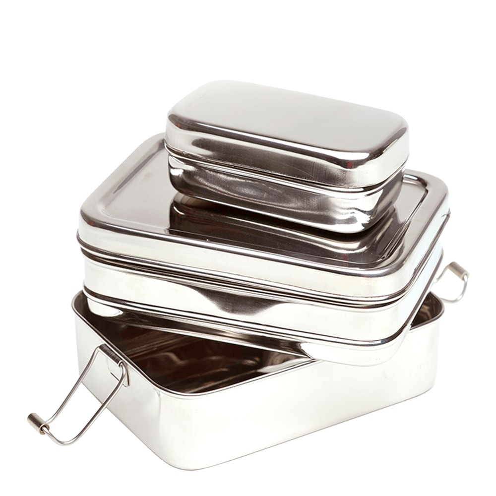 Matlåda 3-in-1 Rostfri