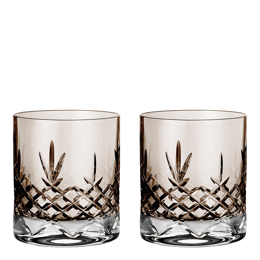 Crispy Lowball Glas 38 cl 2-pack Brun